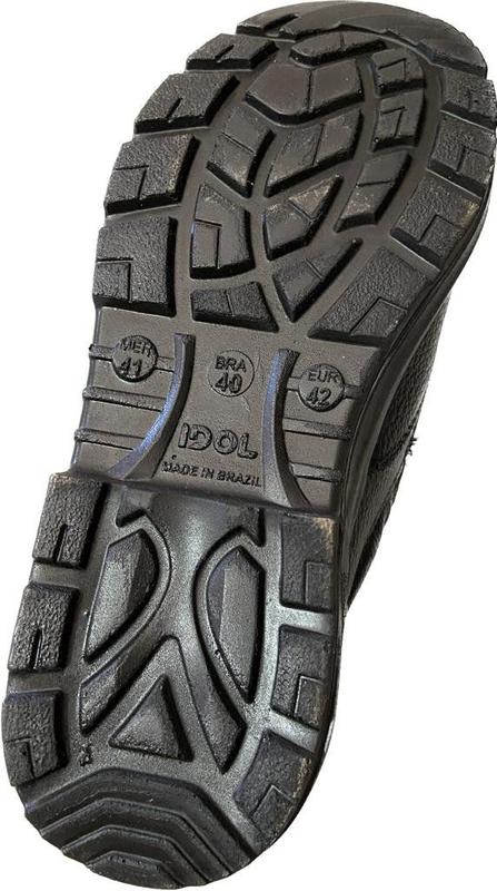 Botina Sapato Elástico De Segurança Preto Idol - Outros Moda